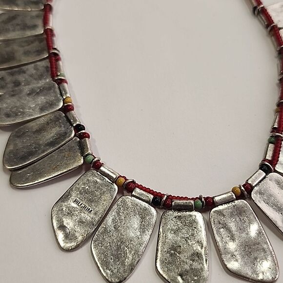 Danish Designs Pilgrim Gold Tone Pacific Islander Tribal Mask Necklace Funky! - Picture 5 of 7